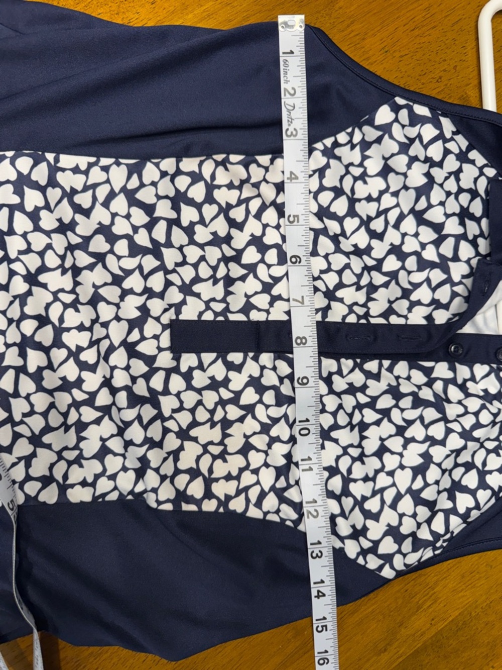 PGA Tour Navy and White Golf Dress with Pockets. Size Medium. - Picture 5 of 6